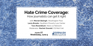 Hate Crime Coverage: How journalists can get it right