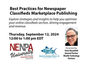 NENPA U: Best Practices for Newspaper Classifieds Marketplace Publishing